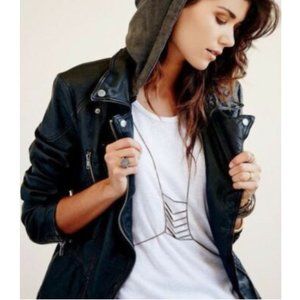 Free People Vegan Leather Jacket